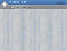 Tablet Screenshot of plainfolk.com